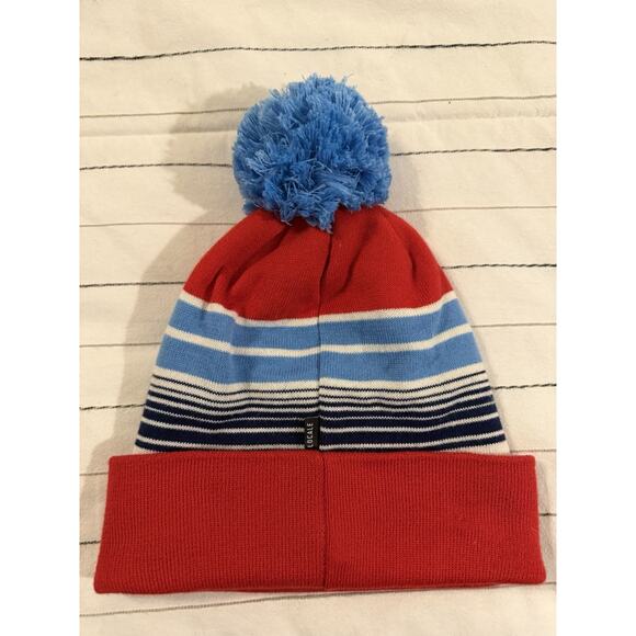 Locale | Snow King Mountain Ski Hat Knit Beanie Blue Red Men’s Women’s One Size - Picture 3 of 5